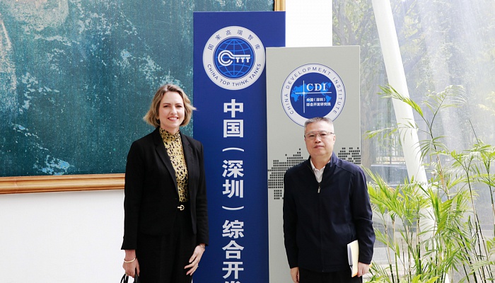 Rachel Crump, Consul-General of New Zealand in Guangzhou Visited CDI 20240227